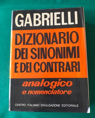 Gabrielli - Dizionario dei sinonimi e dei contrari