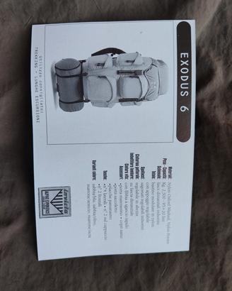 zaino Invicta Exodus 6 nuovo trekking/escursioni 