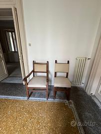 Ducrot n. 10 sedie d'epoca primi '900