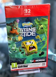SpongeBob Titans of the Tide Switch 2 NUOVO
