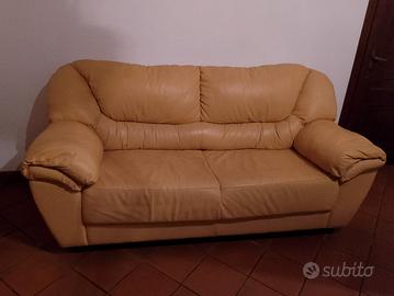 Divano in pelle 2 posti