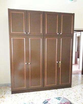 Guardaroba 4 ante marrone