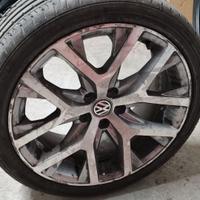 4 Cerchi 17" ORIGINALI VW mod. CANYON e 5 Gomme 4S