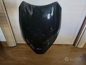 parabrezza sportivo fume per kimco ak 550