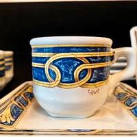 Servizio Caffè da 12 'Tiffany Impero Porcellana