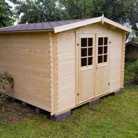 CASETTA IN LEGNO TOSCANINA 3x3 spessore 28mm