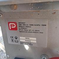 sega circolare con banco in metallo