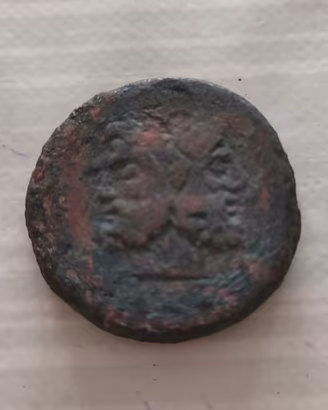 Asse fuso romano. P.42,30 gr. D. 3,5 cm. sp. 5,5mm