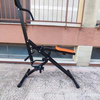 Total Power Crunch con pistone Attrezzo fitness