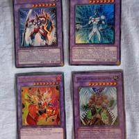 Lotto 4 carte di Yu-Gi-Oh fusione EROE elementale