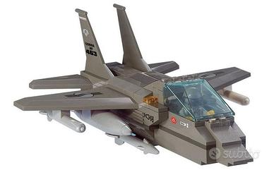 Set mattoncini Aeroplano F-15 Eagle piccolo