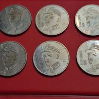 Svizzera * Lotto 6 Monete commemorative 1989 da 5