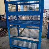 Cesta metallica in rete per stoccaggio 