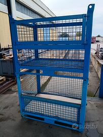 Cesta metallica in rete per stoccaggio 