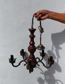 lampadario a 5 luci quasi nuovo 