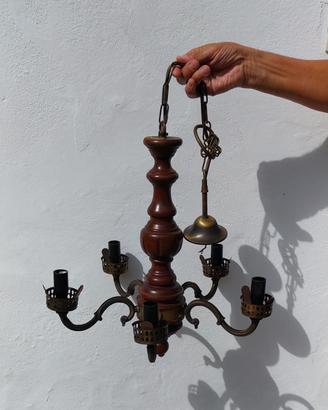 lampadario a 5 luci quasi nuovo 