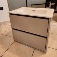 Lavabo bagno con mobiletto sospeso (NUOVO)
