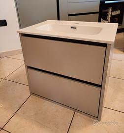 Lavabo bagno con mobiletto sospeso (NUOVO)