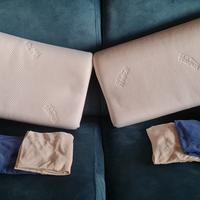 2Cuscini TEMPUR Original Queen L + 4Federe Tempur