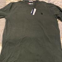 T-shirt girocollo maniche lunghe US Polo Assn