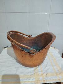 Pentola in rame antico