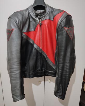 giacca moto in pelle Dainese 