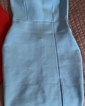 Abito aderente celeste