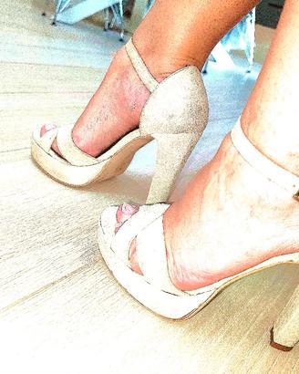 Sandalo con tacco Bruna Diletta Made in Italy