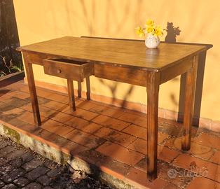 Antico tavolo/scrivania/console restaurata
