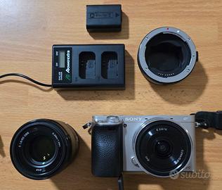 smembro Sony a6000  + 16mm +  50mm f/1.8 OSS 
