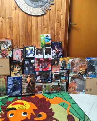Action Figures Dragon Ball, Naruto, One Piece, ecc