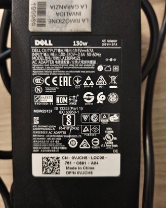 Alimentatore per PC portatile Dell