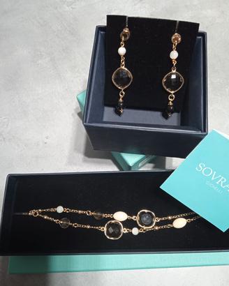 Parure bracciale e orecchini Sovrani