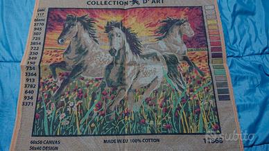 tela da ricamare a Mezzo punto 