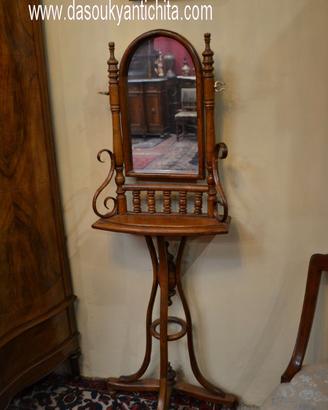 Toilette con specchio basculante stile Thonet