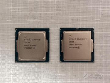 Lotto CPU Intel i3-6100 + Celeron G3900 testati