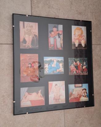 Quadro Collage Stile Fernando Botero