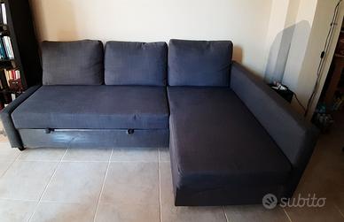 Divano letto contenitore Ikea grigio scuro