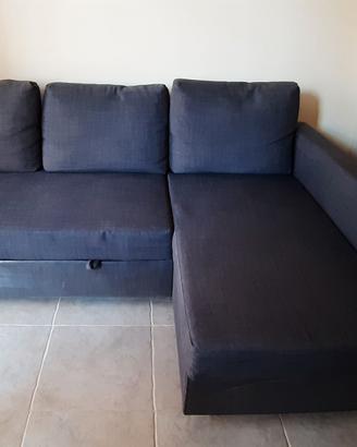 Divano letto contenitore Ikea grigio scuro