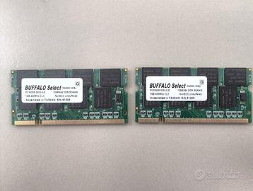RAM BUFFALO PC3200S DDR3 SODIMM 2x1GB