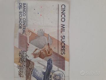 Banconota Equador