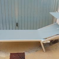 lettino prendisole alluminio