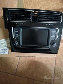 schermo radio con prese aria golf 7
