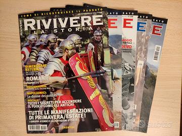 5 numeri di "RIVIVERE LA STORIA" annate 2003-2005