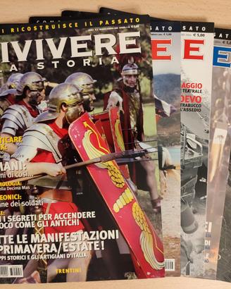5 numeri di "RIVIVERE LA STORIA" annate 2003-2005