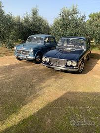 Lancia flavia 1970 e fiat 1100 del 1957