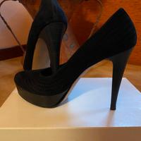 Scarpe con tacco e plateau