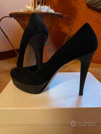Scarpe con tacco e plateau