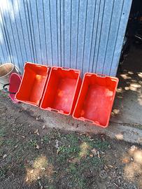 Cassette e cestelli per raccolta uva.