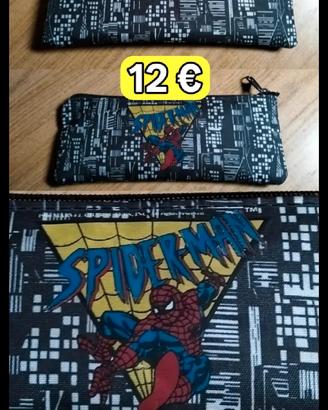 Astuccio spiderman e zaino Invicta vintage